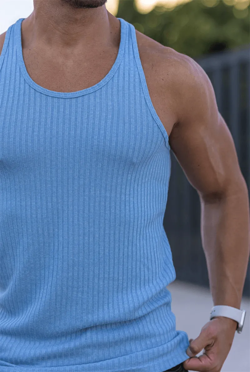 Men's Pure Color Sports Tank Top / Fitness Sleeveless Male Clothing - SF1153
