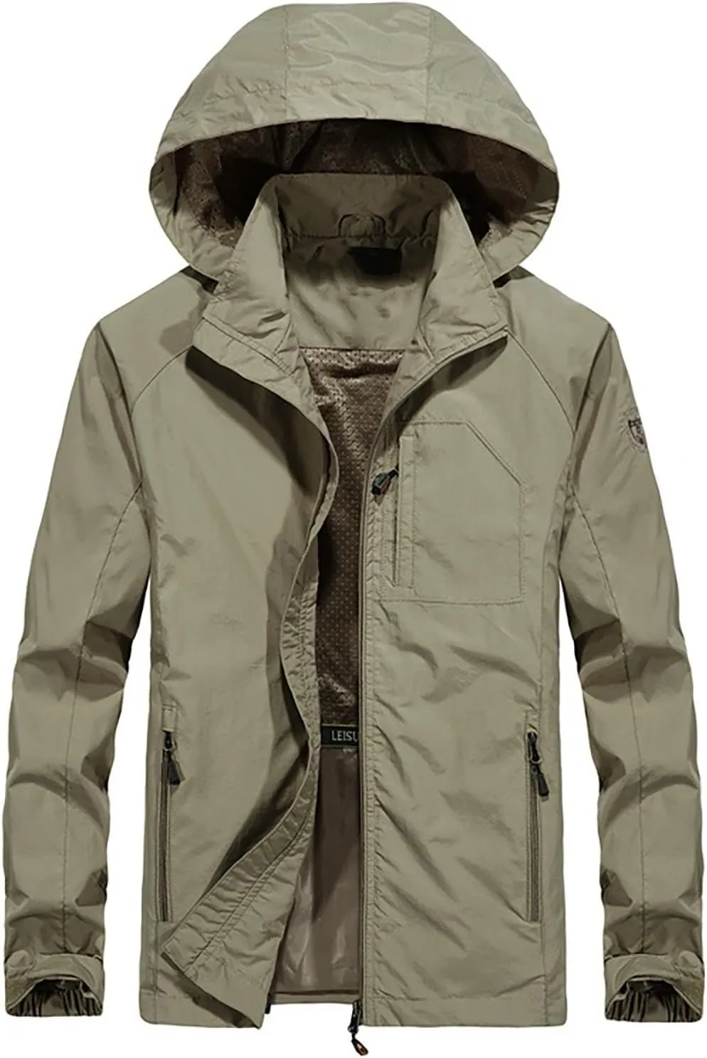 Men's Ski Snow Jacket Warm Winter Waterproof Coat Snowboard Rain Jacket Hooded Windproof Windbreaker