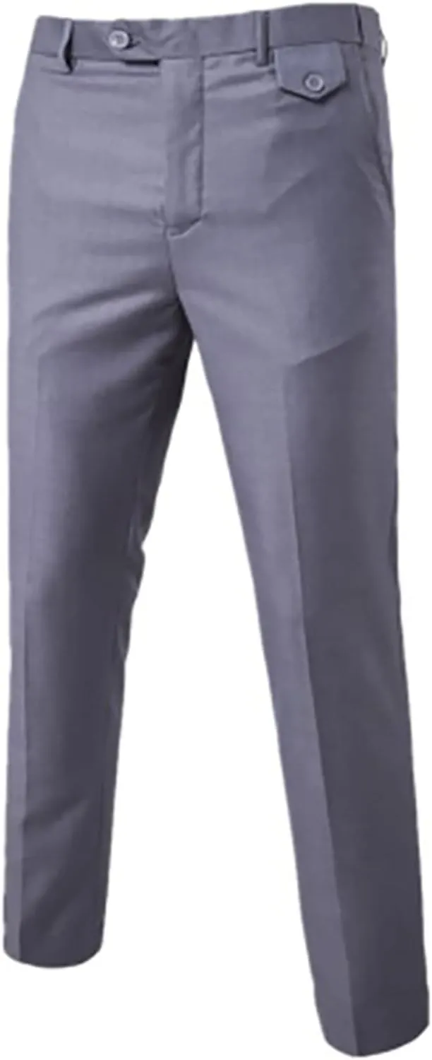 Mens Suit 3 Piece Slim Fit Blazer Vest Pants Set Suits for Men Formal Fashion One Button Solid Jacket Business Suit