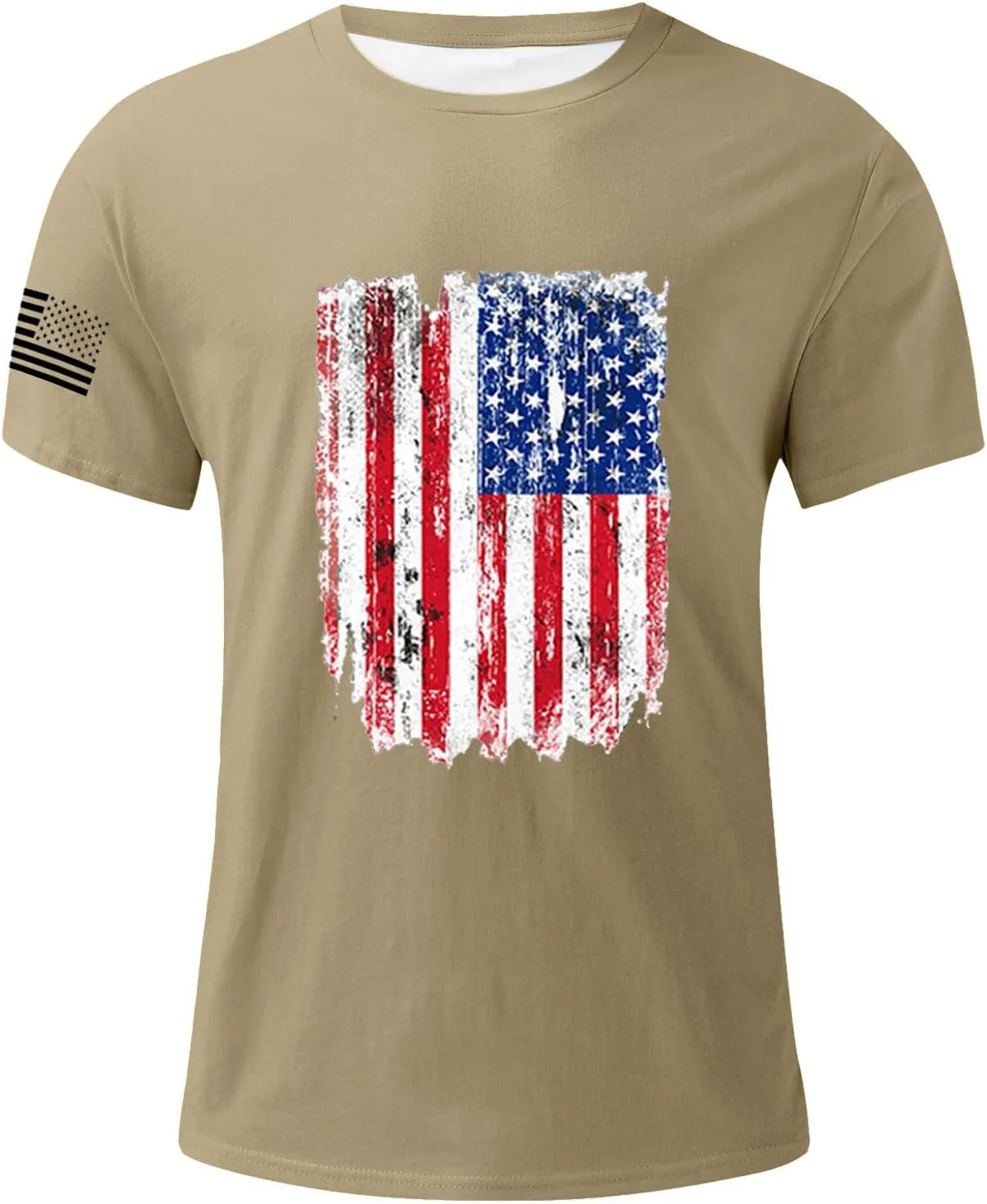 Mens T Shorts Men's Everyday Soft Crewneck T-Shirt Tee Long Shirts Athletic Large for Men Shirt Knit Tri-Blend