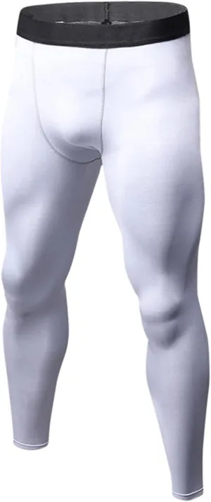 Mens Thermal Compression Pants Athletic Sports Leggings Base Layer Running Cycling Tights Leggings Workout Bottoms