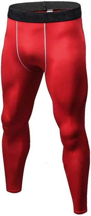 Mens Thermal Compression Pants Athletic Sports Leggings Base Layer Running Cycling Tights Leggings Workout Bottoms