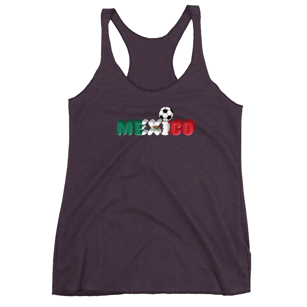 Mexico Soccer Women's Racerback Tank