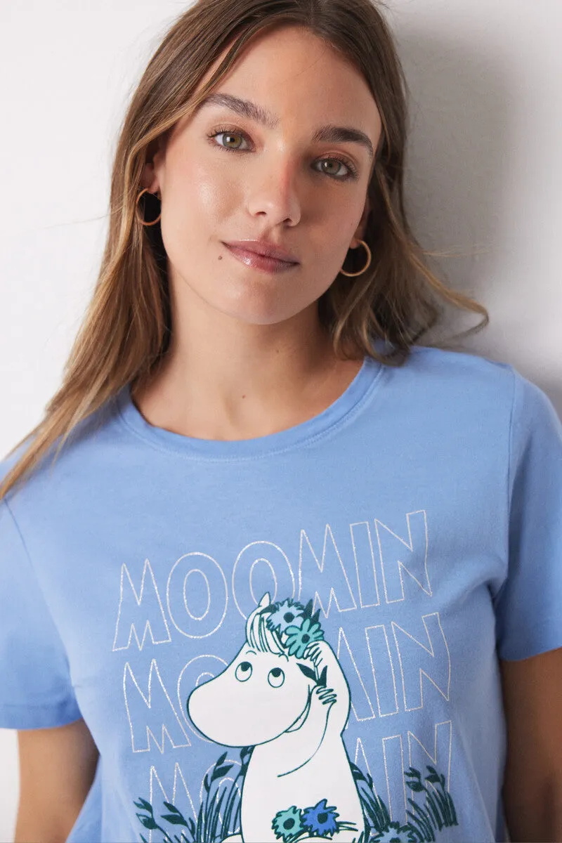 Moomin 100% cotton Capri long pyjamas
