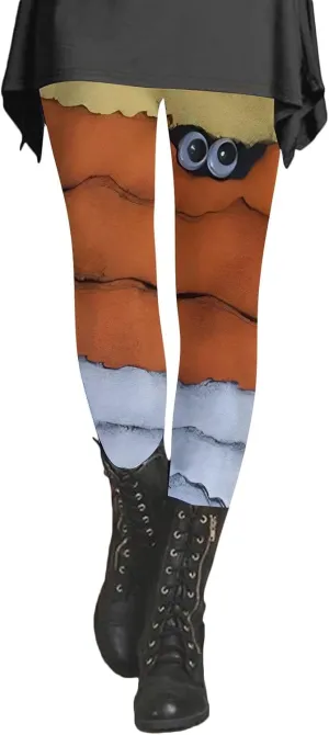 No Seam Leggings for Women Colorful Patterned Tights Pack Valentines Day Workout Leggings