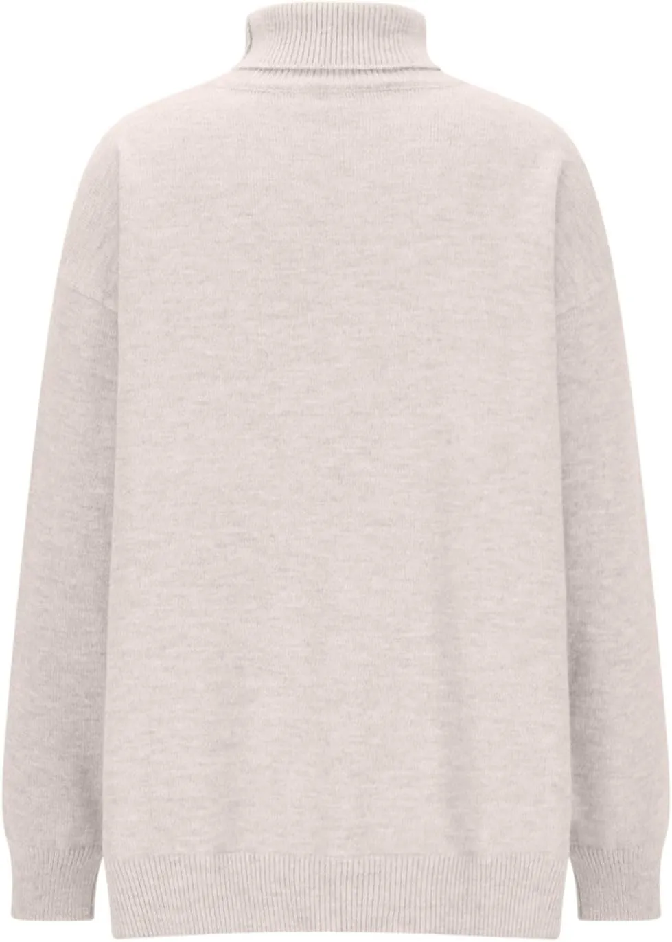 Oversized Sweaters for Women Fall Winter Long Sleeve Turtleneck Knit Pullover Solid Color Casual Loose Fit Jumper Tops