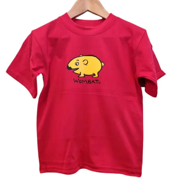 Ozi Varmints Cotton Solid T-Shirt Red