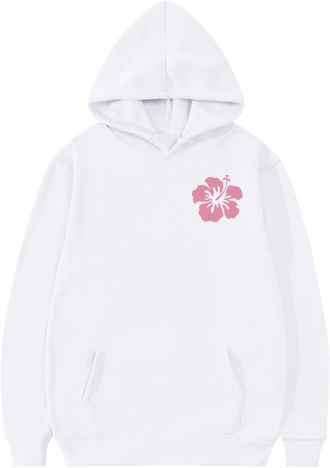 Pink Pom Puff Hoodie Kids Flower Graphic Print Long Sleeve Graphic Sweatshirts Fall 2024 Preppy Cute PPP Hooded Tops