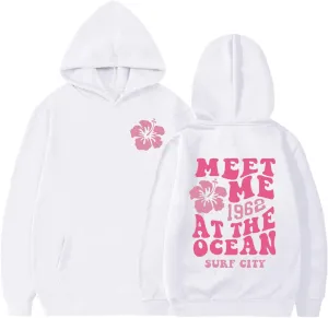 Pink Pom Puff Hoodie Kids Flower Graphic Print Long Sleeve Graphic Sweatshirts Fall 2024 Preppy Cute PPP Hooded Tops