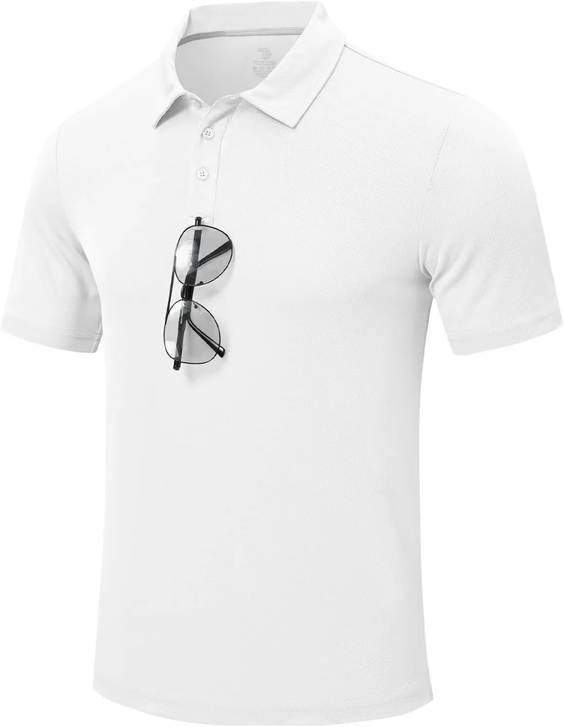 Rdruko Men's Golf Polo Shirt Short Sleeve Moisture Wicking Shirts Collared Outdoor UPF 50  Pique Jersey Shirts