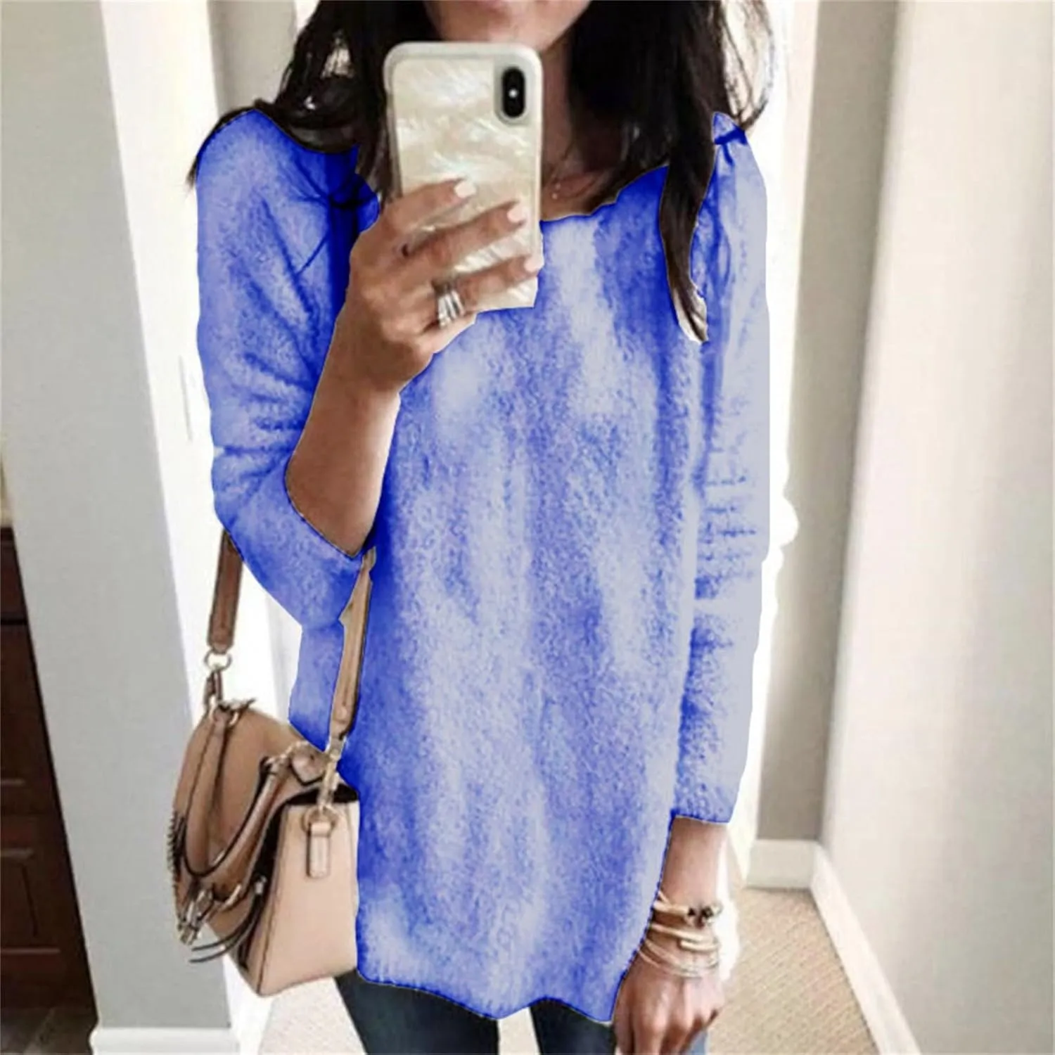 SHAOBGE Hoodies for Women Fleece Linend Warm Sweatshirt Hoodies Long Sleeve Tunic Pullover with Pockets