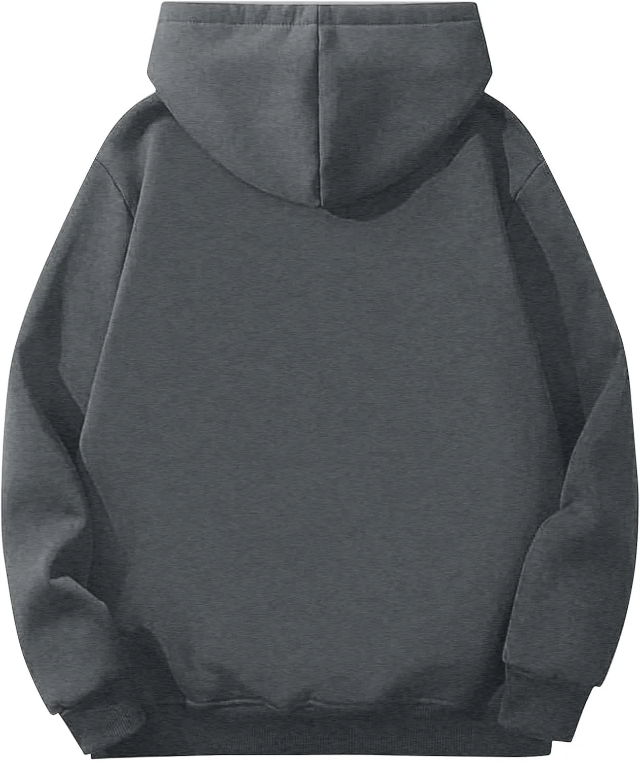 Sherpa Lined Hoodie Mens Fall,Winter Warm Sweaters and Pullovers Comfy Thermal Plush Plain Hoodies Casual Hooded