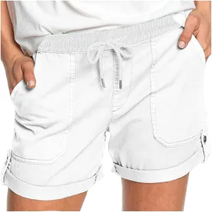 Shorts for Women Trendy 2025 Fashion Drawstring Elastic Waist Chino Shorts with Pockets Summer Beach Outdoor Outfits