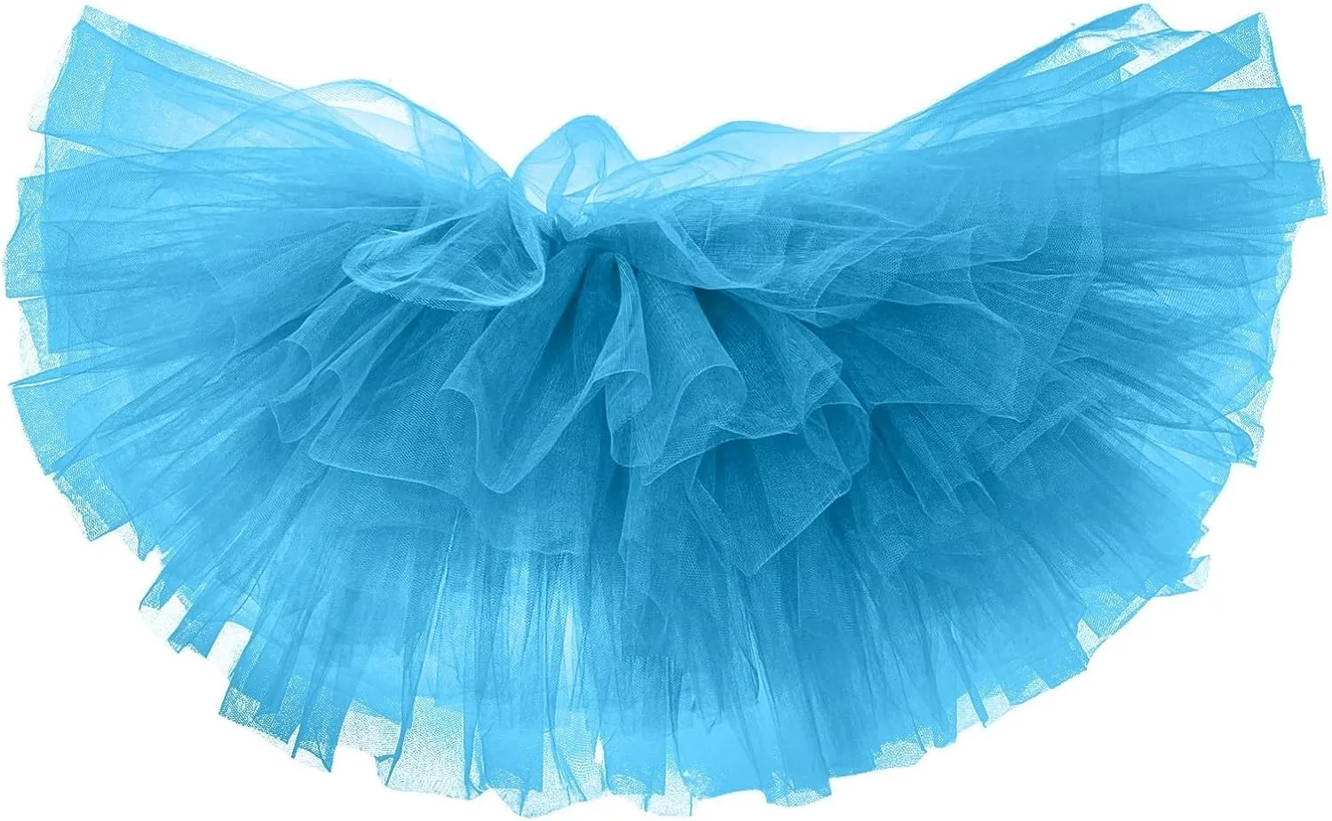 Skirts for Women Summer Loose Casual Trendy Solid Color Elastic Waist Flowy Mesh Tulle Ballet Party Dance Skirt, S-L