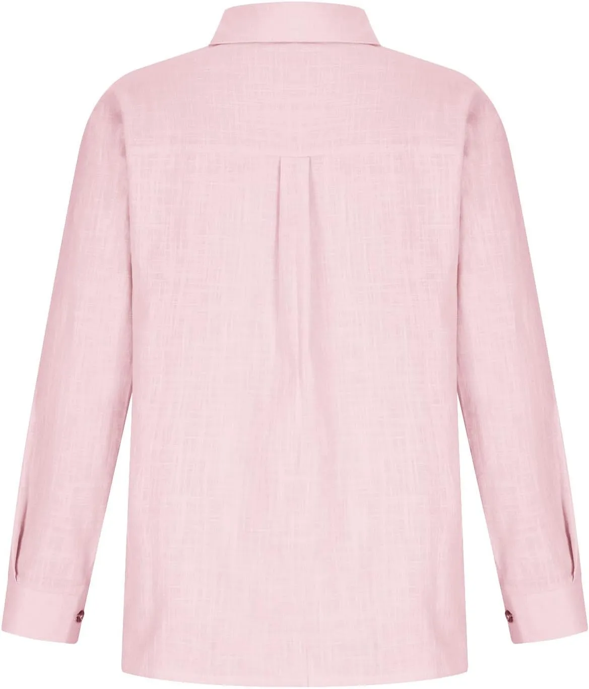 SMIDOW Womens Cotton Linen Button Down Shirt