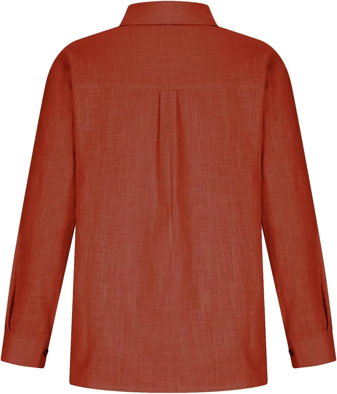 SMIDOW Womens Cotton Linen Button Down Shirt