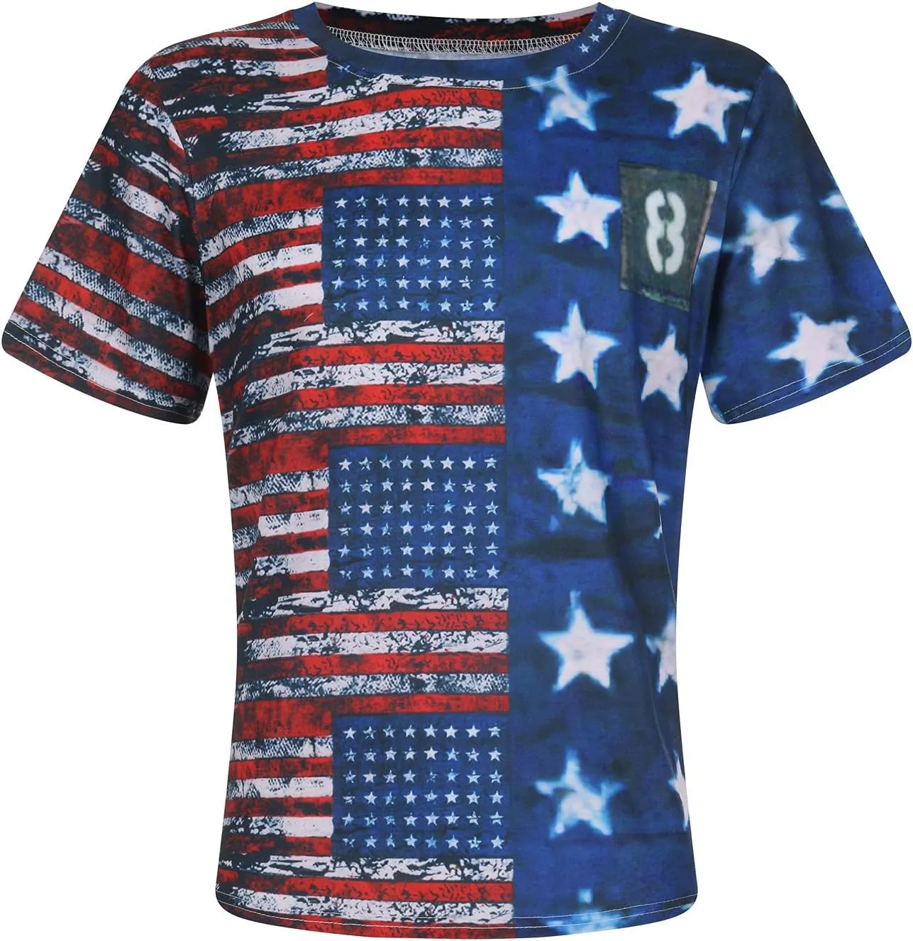 Straight Leg Workout Athletic Jogger Shorts for Man Summer Fall USA Flag 3D Digital Print Shorts Mens 2025 Y2K