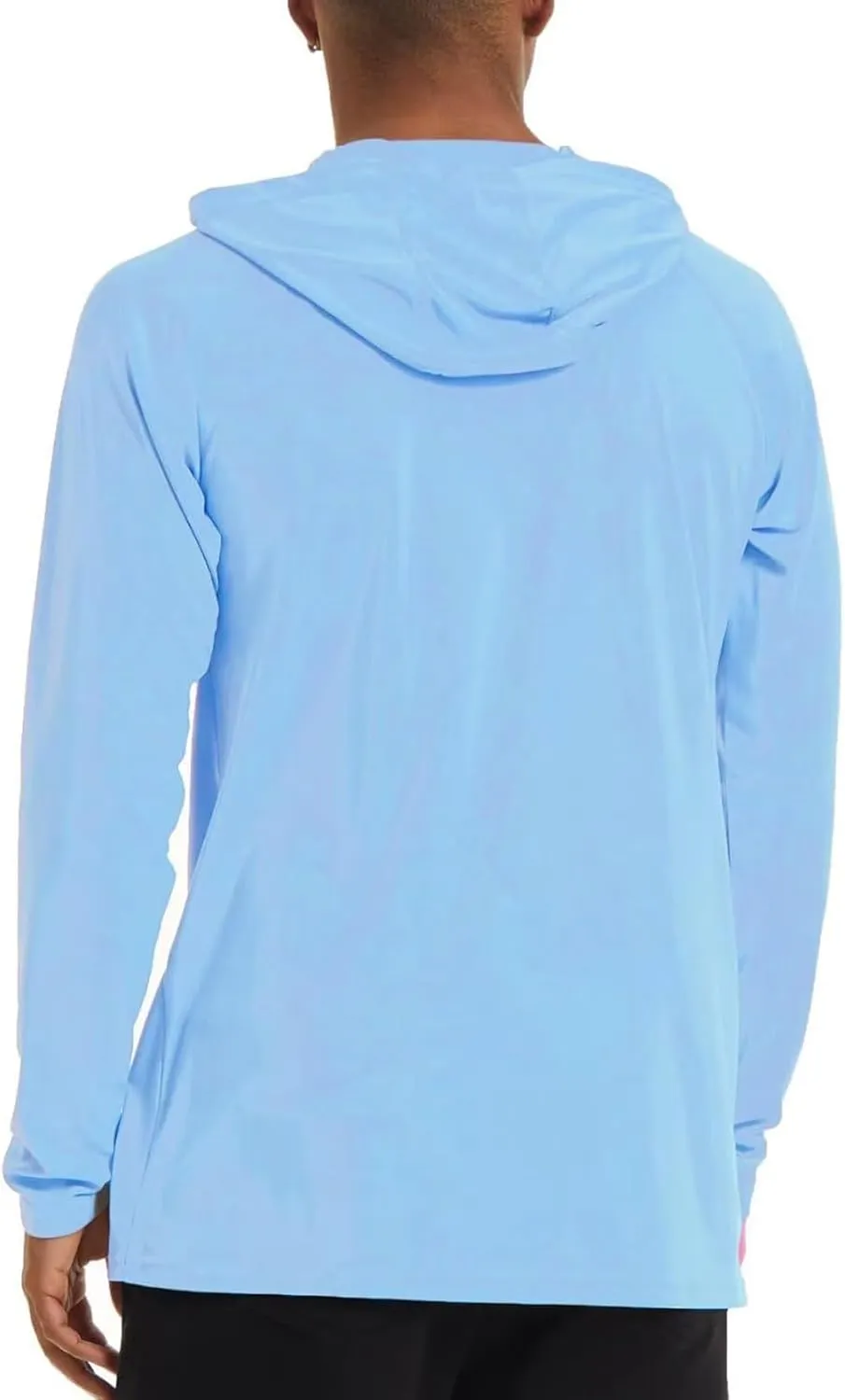 Sun Shirts for Men UPF 50  Sun Protection Hoodie T-Shirt Long Sleeve SPF Outdoor Fishing Lightweight UV Hiking Shirts