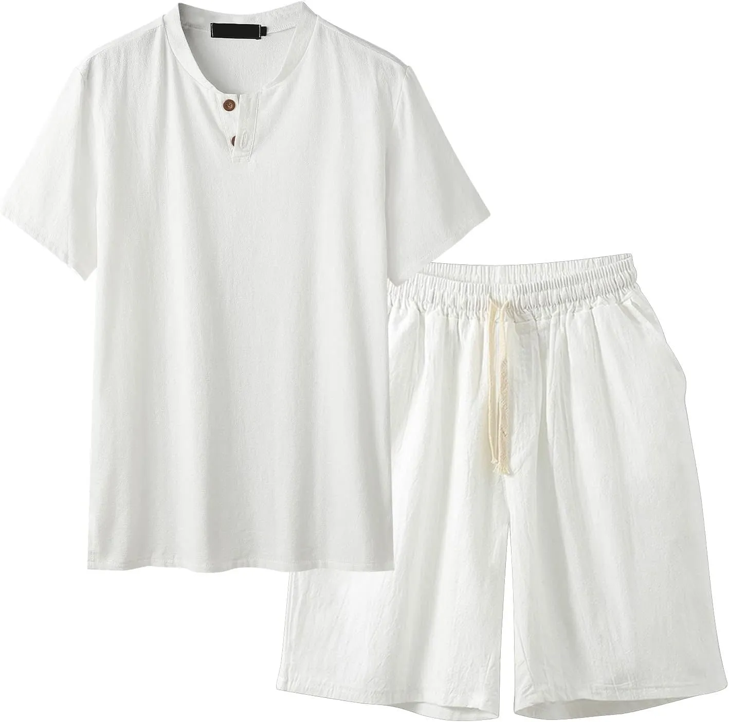 SUWBMHWE Men's Casual Beach Outfits Polo Shirt and Shorts Set 2 Piece Tracksuit for Summer Vacation Outfits for Men