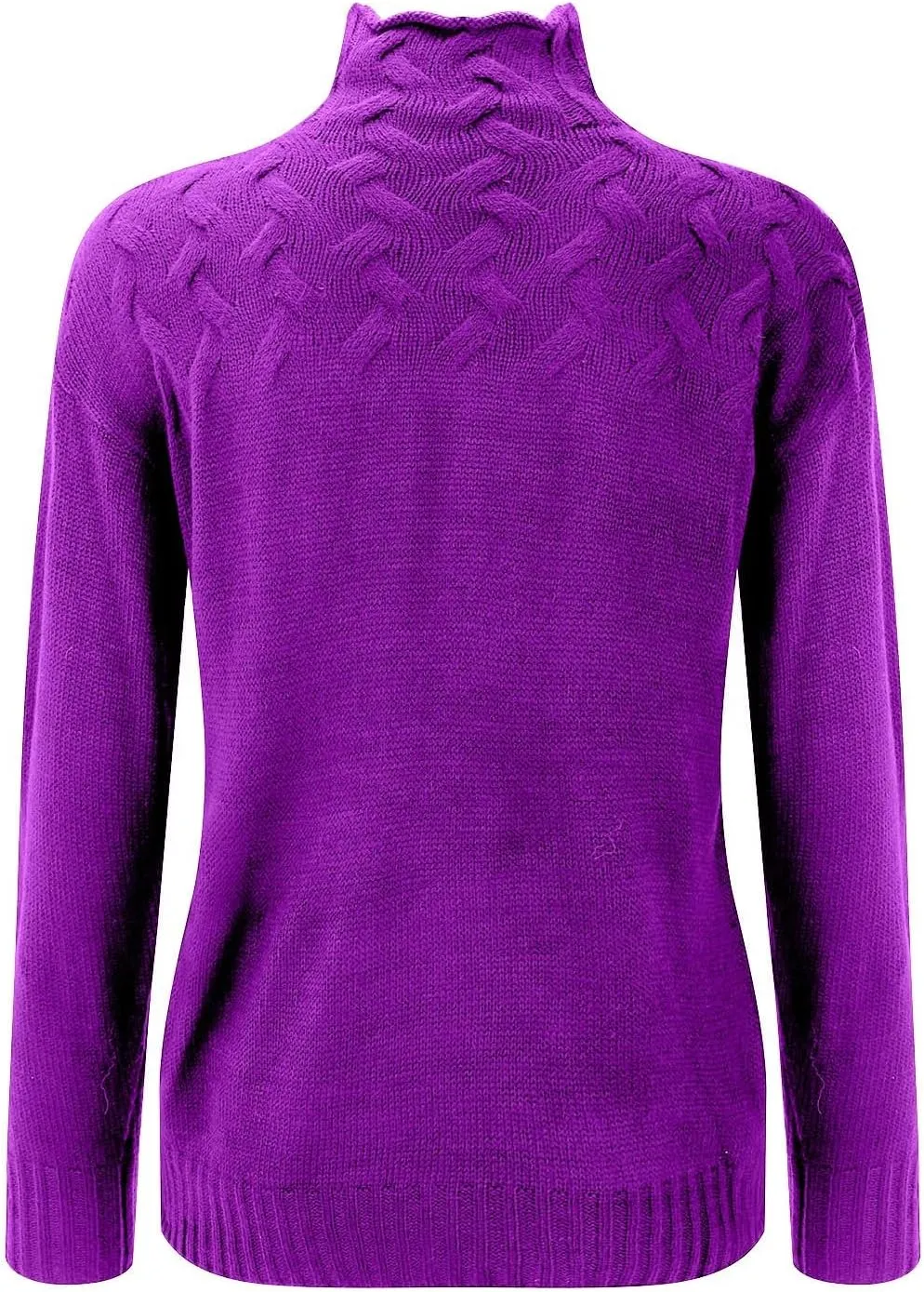 Sweaters for Women 2024 Plus Size Long Sleeve Turtleneck Sweater Casual Trendy Fall Winter Warm Loose Pullover Tops