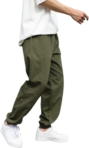 Sweatpants for Men Big and Tall Casual Mens Gifts Cargo Pants Hiking Workout Joggers Lightweight Hiking Work Trousers