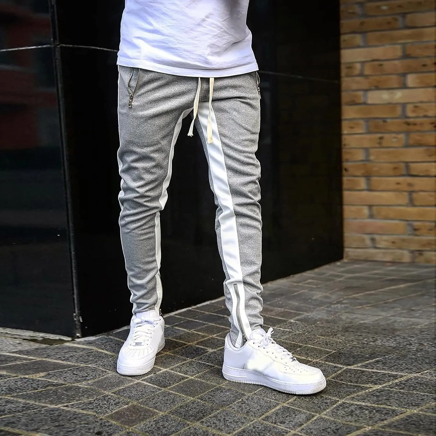 Sweatpants for Men Big and Tall Casual Mens Gifts Cargo Pants Hiking Workout Joggers Pants Fleece Joggers Sweat Pants