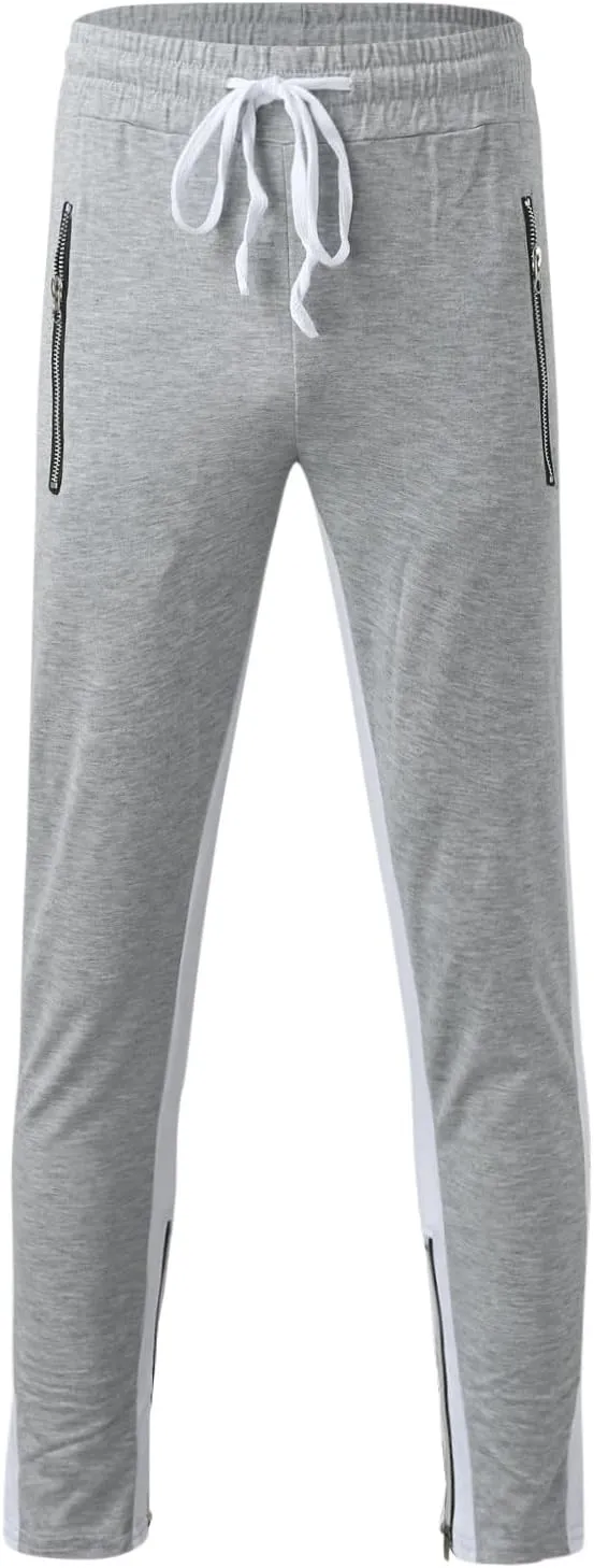 Sweatpants for Men Big and Tall Casual Mens Gifts Cargo Pants Hiking Workout Joggers Pants Fleece Joggers Sweat Pants