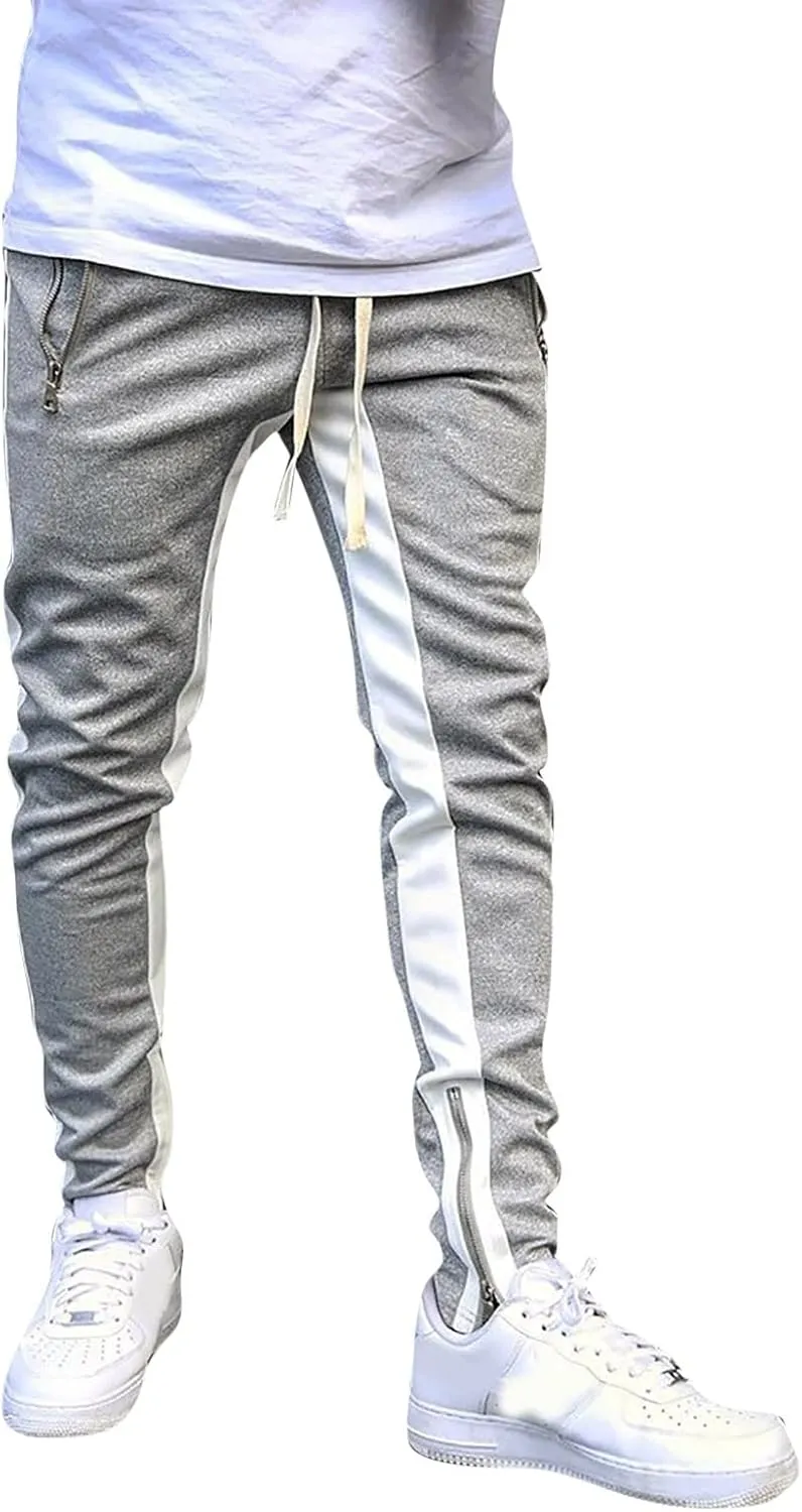 Sweatpants for Men Big and Tall Casual Mens Gifts Cargo Pants Hiking Workout Joggers Pants Fleece Joggers Sweat Pants