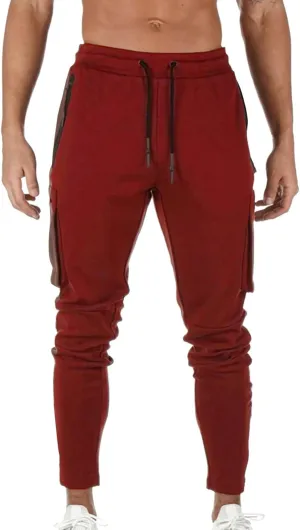Sweatpants for Men Big and Tall Casual Mens Gifts Cargo Pants Hiking Workout Joggers Sports Pants Drawstring Trousers