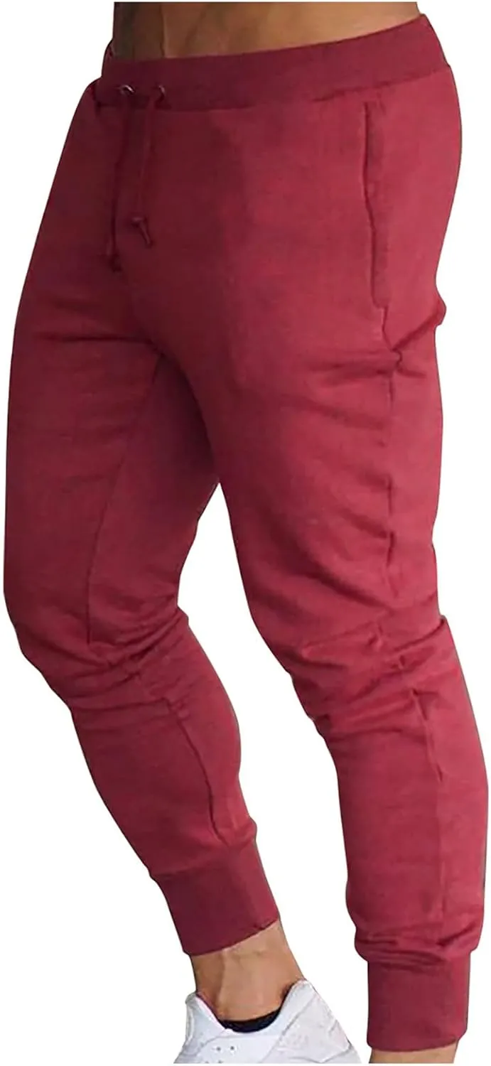 Sweatpants for Men Big and Tall Casual Mens Gifts Cargo Pants Hiking Workout Joggers Trousers Mens Joggers Sweatpants