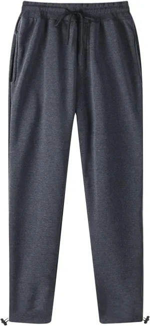 Sweatpants for Men Fall Fashion Workout Gym Joggers Pants Straight Fit Mens Casual Cinch Bottoms Sweat Pants Loose