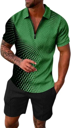 Tank Tops Black Undershirts Mens 2 Piece Outfits Summer Vacation Beach Short Sets Hawaiian Tropical Short Sleeve Tee and Shorts Tracksuit Golf Shorts Men