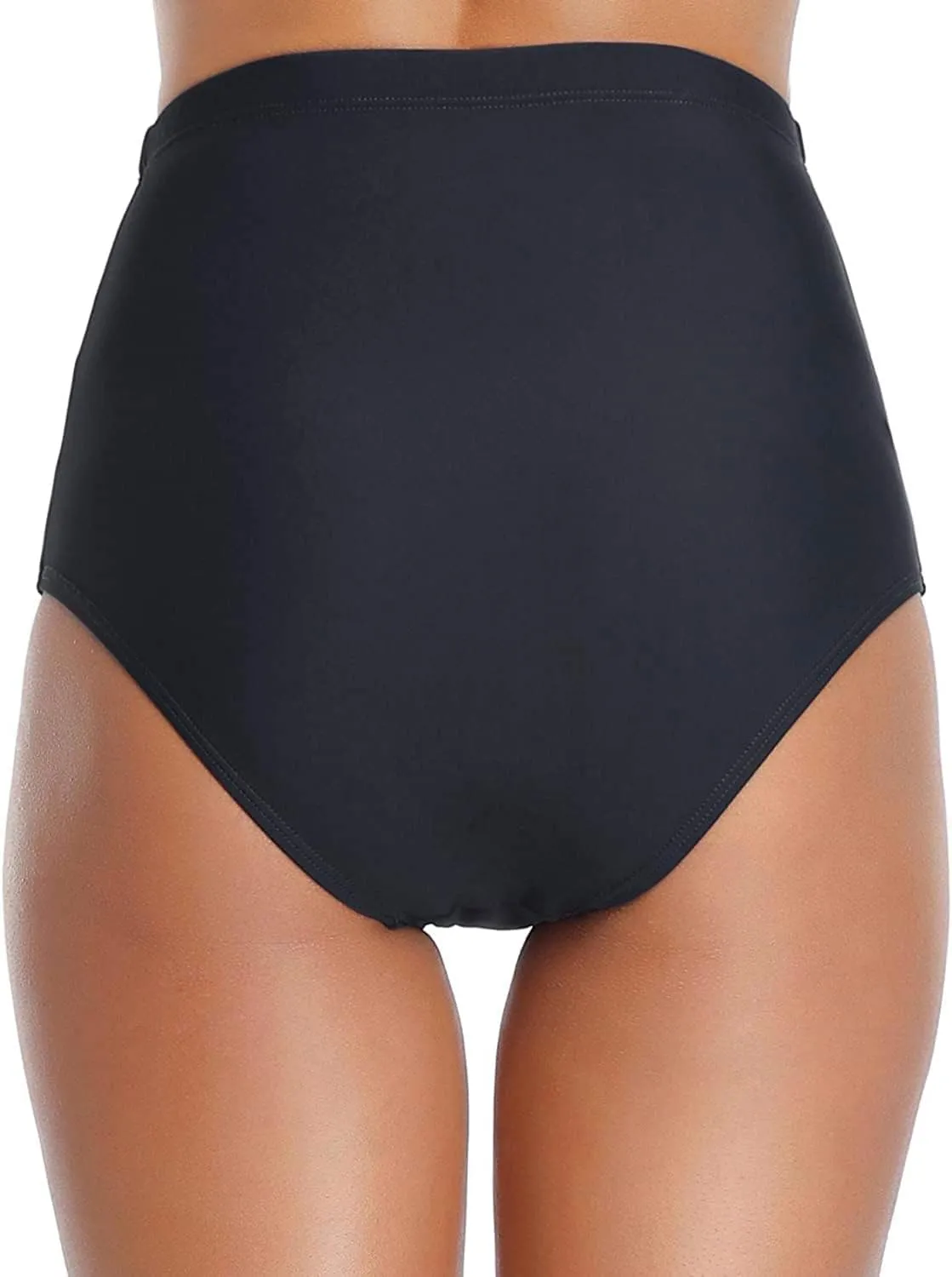 Tempt Me Women Retro High Waisted Bikini Bottoms Tummy Control Swimsuit Bottoms