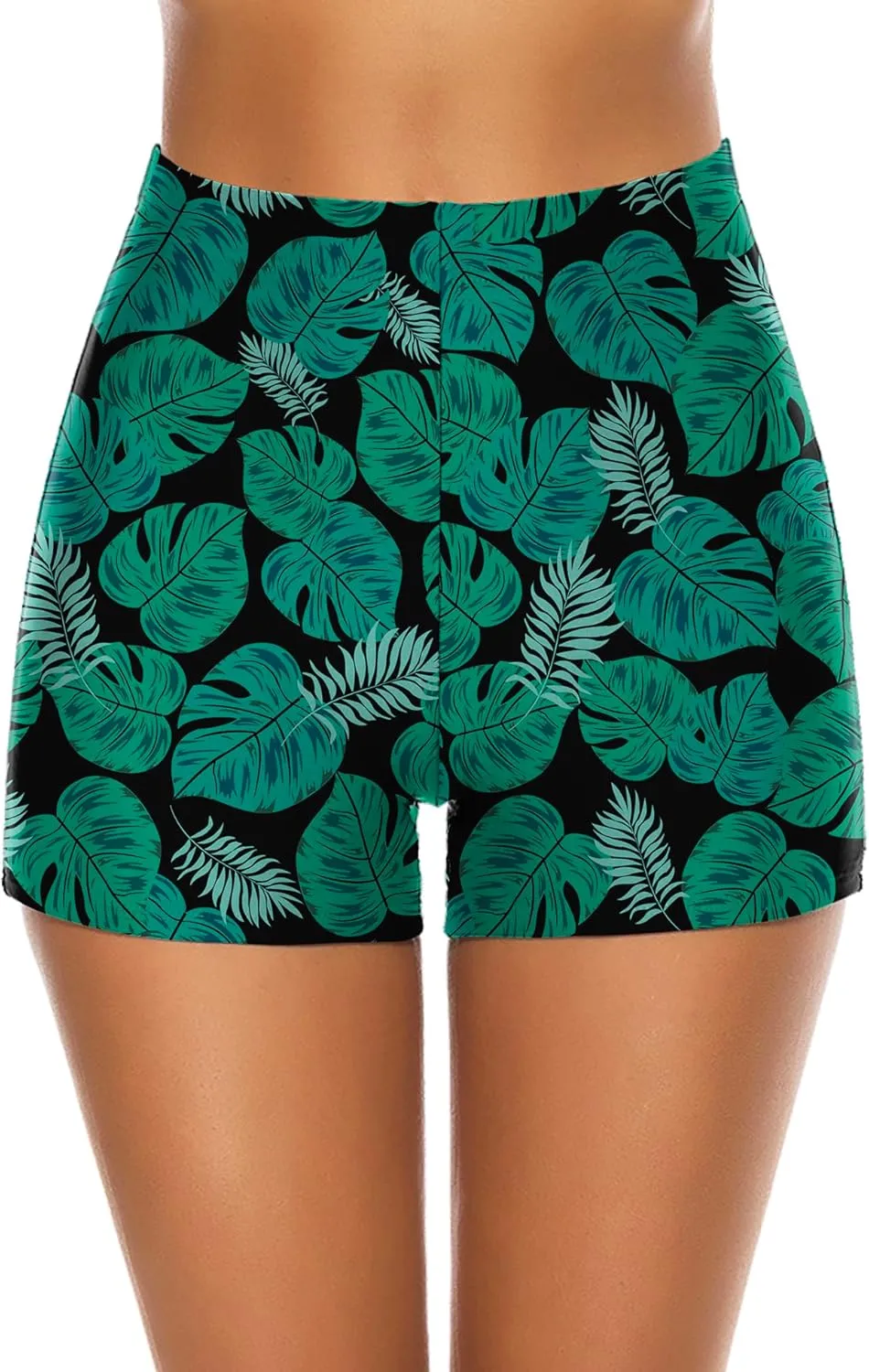 Tournesol Women's Swim Shorts High Waisted Bathing Suit Bottoms Swimsuit Boy Shorts Swimming Bottoms