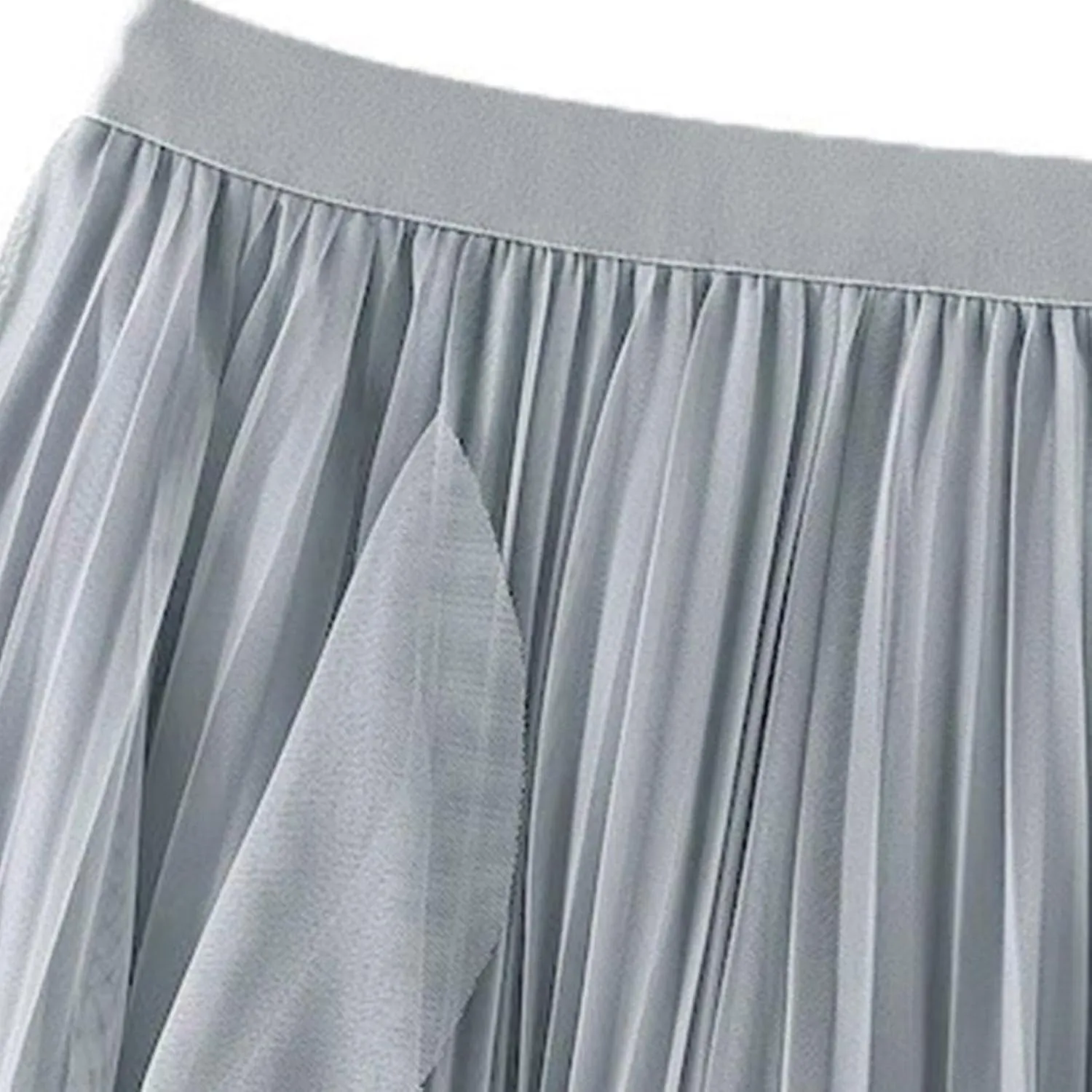 Tulle Skirts for Women Tutu Fairy Tiered Skirt A Line Swing Layered Ruffle Mesh Elastic High Waist Party Midi Skirts