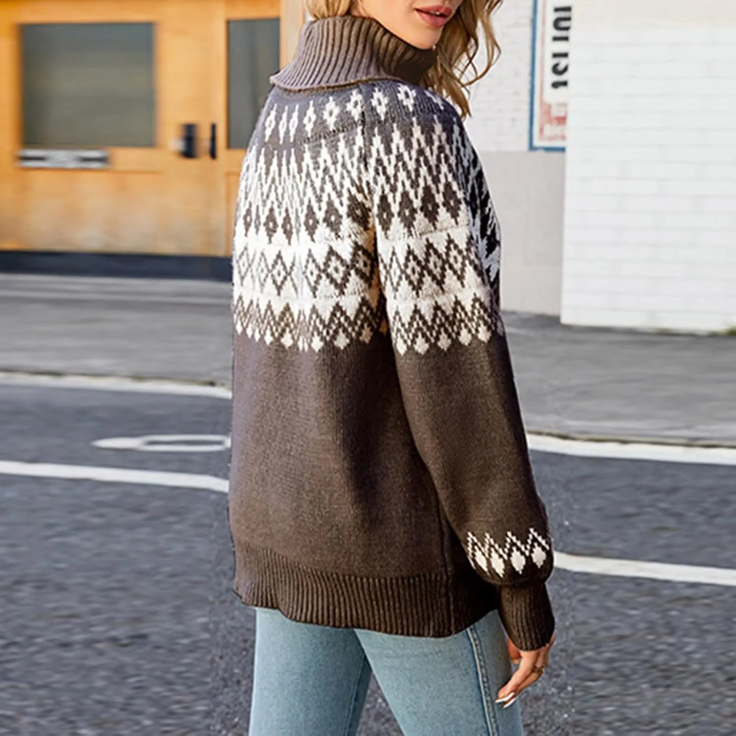 Ugly Christmas Sweater Plus Size Women Funny Knitted Ribbed Pullover Long Sleeve Crew Neck Jumper Tops Plus Size