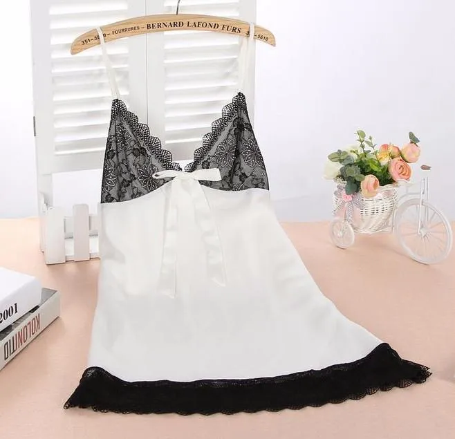 V-Neck Women's Nightgown
