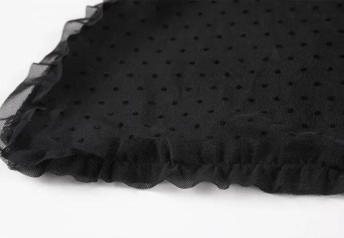 VenusFox Night Gown Thong Night Wear Dotted Dress Pijama For Women Lingerie Femme Hot Sexy Intimates Underwear & Sleepwears