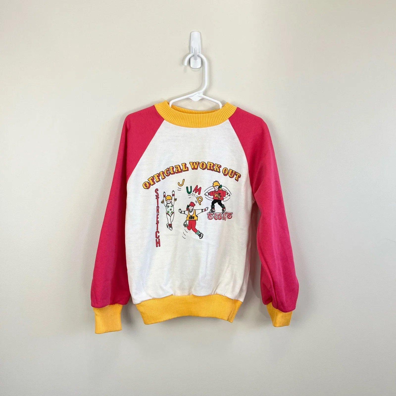 Vintage Healthex Official Workout Sweatshirt USA NWOT