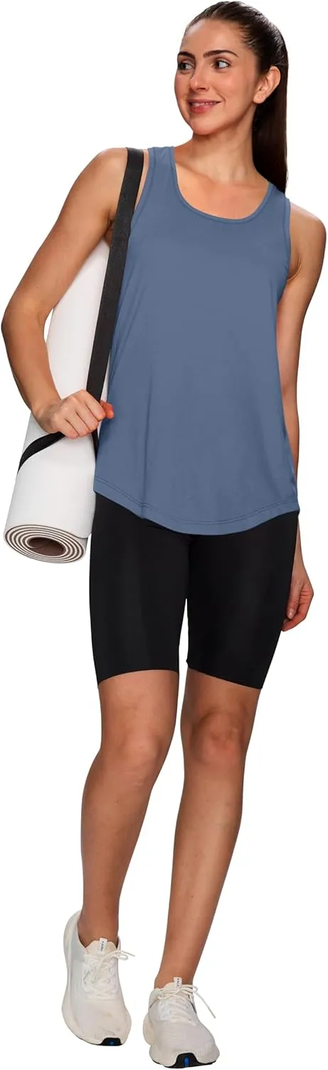 WIHOLL Workout Tops for Women Summer Athletic Tank Tops Sleeveless Shirts Beach Lightweight Gym Clothes