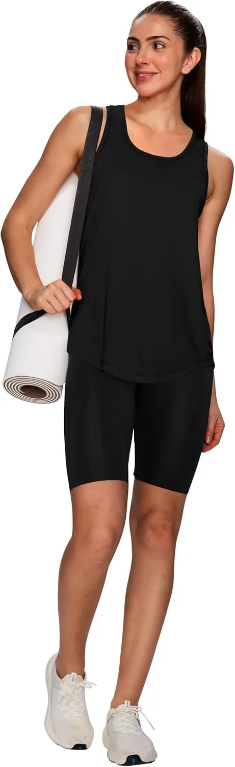 WIHOLL Workout Tops for Women Summer Athletic Tank Tops Sleeveless Shirts Beach Lightweight Gym Clothes