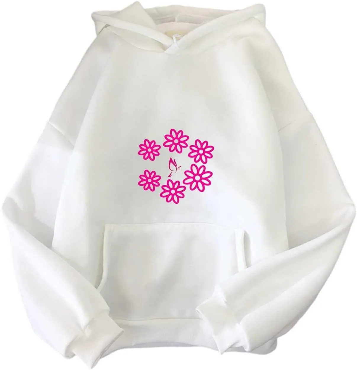 Women Oversized Half Zip Pullover Cropped Hoodies Teen Girls Clothes Drawstring Hoodies Tops Athletic Workout