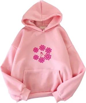 Women Oversized Half Zip Pullover Cropped Hoodies Teen Girls Clothes Drawstring Hoodies Tops Athletic Workout