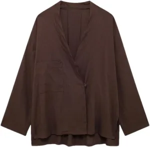 Women Pant Sets Linen Elegant Outfit V Neck Loose Kimono And Wide Leg Trousers Co Ord In Matching Sets