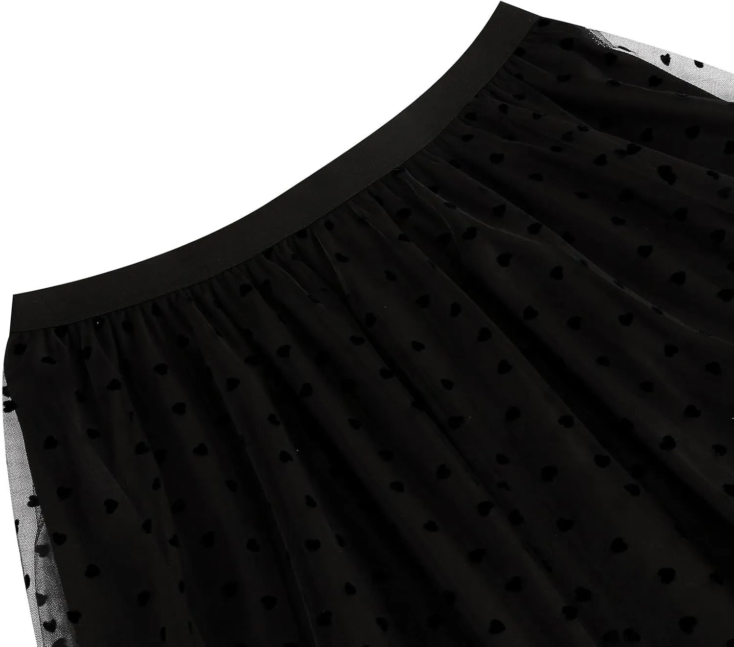 Women Tulle Maxi Skirt High Waist Pleated Ruffle Elastic Waist Midi Skirts Mesh Ballet Prom Party Aline Tutu Skirt