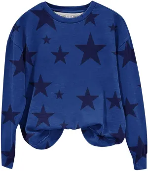 Womens Casual Hoodies Fashion Star Printed Casual Long Sleeve Hoodie Oversized Cropped Sweatshirt 2024 Fall Outfits