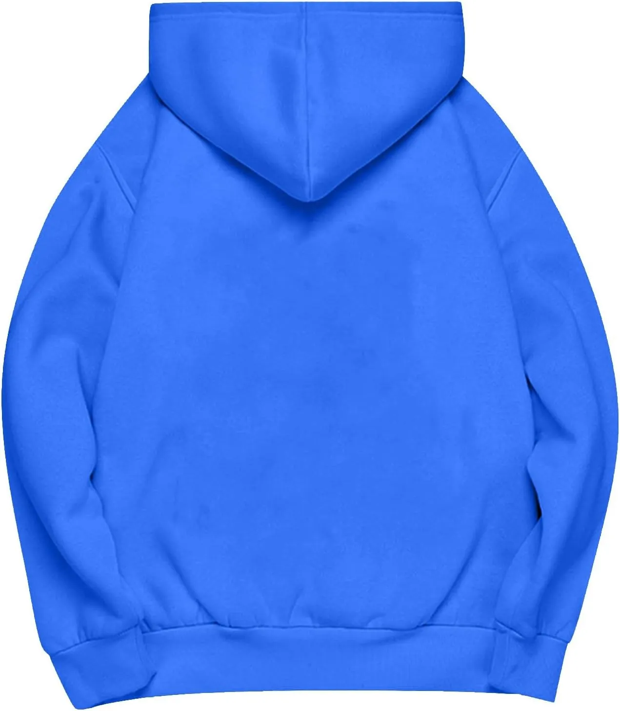 Womens Casual Soild Color Long Sleeve Hoodies Oversized Trendy Loose Fit Sweatshirts with Pockets Plus Size S-5xl