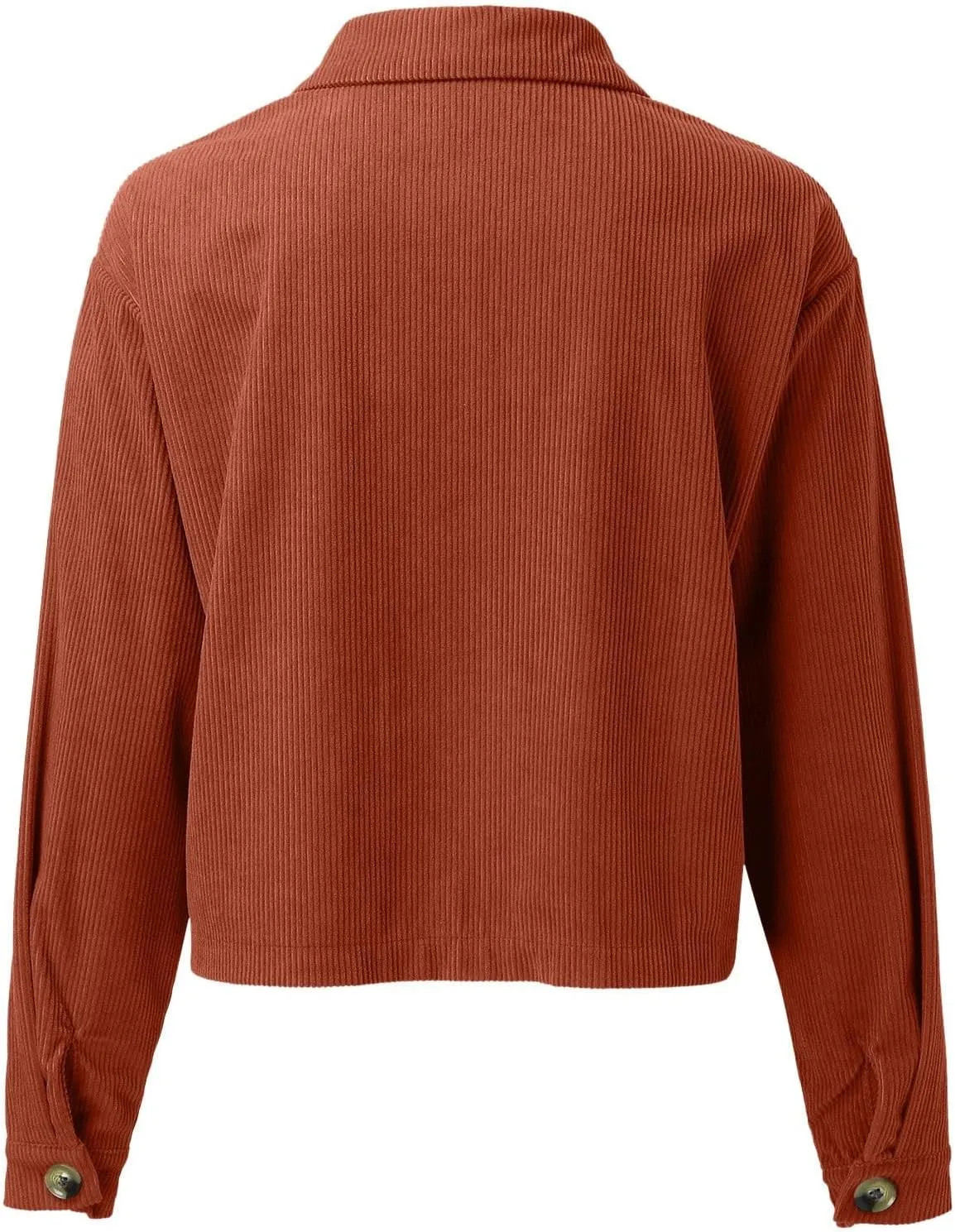 Womens Cropped Button Up Hoodies Sweatshirt Solid Color Lapel Long Sleeve Lightweight Jacket Winter Outfits Clothes