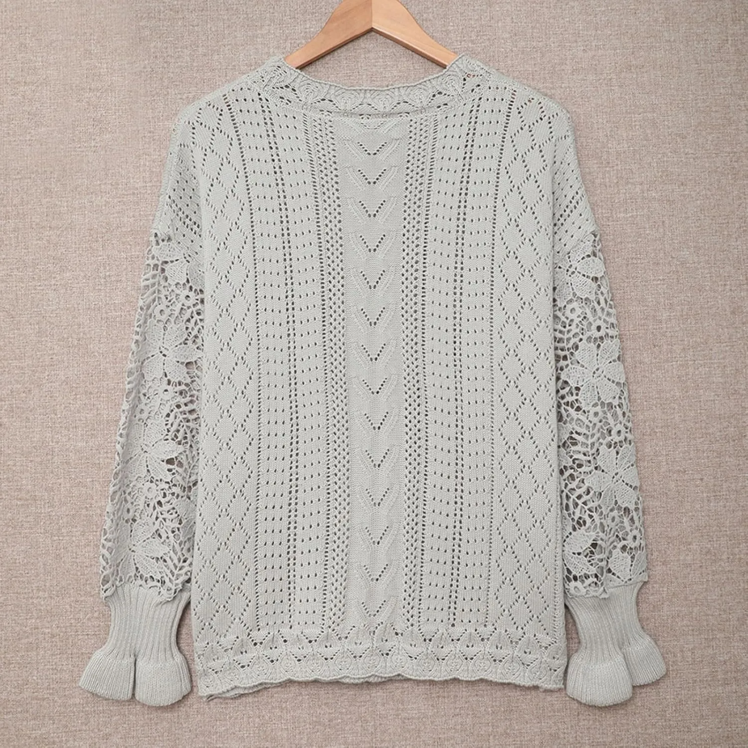 Women's Elegant Pullover Sweater Mock Neck Slim Fit Long Sleeve Knitted Ribbed Chunky Vacation Jumper Tops