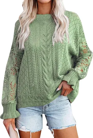 Women's Elegant Pullover Sweater Mock Neck Slim Fit Long Sleeve Knitted Ribbed Chunky Vacation Jumper Tops
